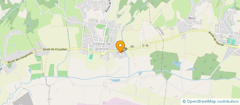 localisation de l'entreprise AL-DECO  VILLETTE-DE-VIENNE