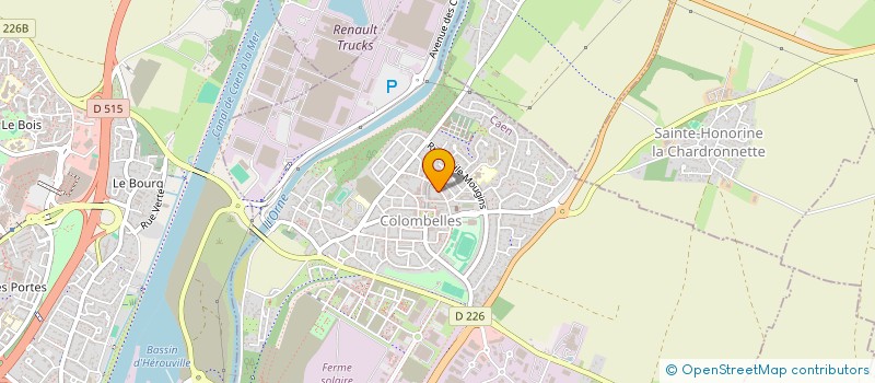 localisation de l'entreprise AL DECO  COLOMBELLES