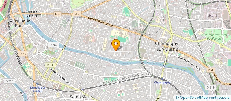 localisation de l'entreprise AL DECOR à CHAMPIGNY-SUR-MARNE