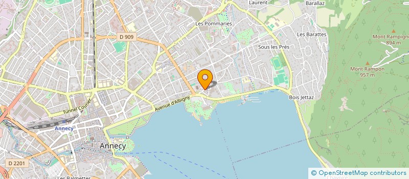 localisation de l'entreprise AL DENTE à ANNECY