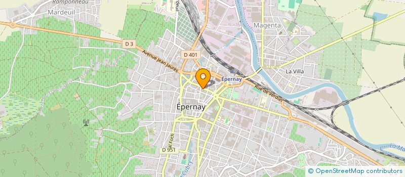 localisation de l'entreprise AL DENTE CUISINES à EPERNAY