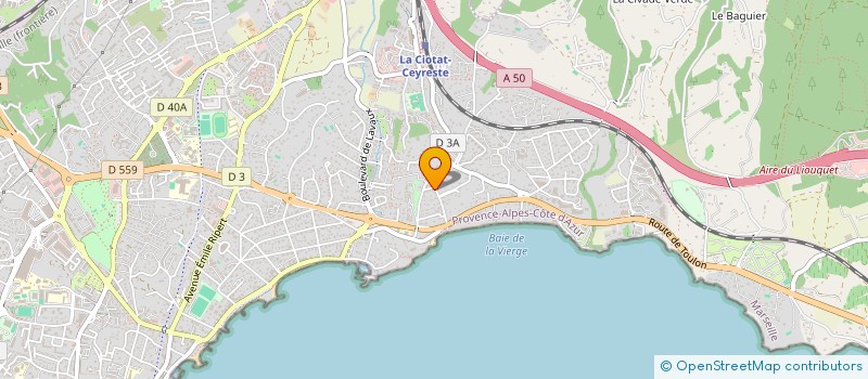 localisation de l'entreprise AL DENTE VERO SOUNDS  LA CIOTAT