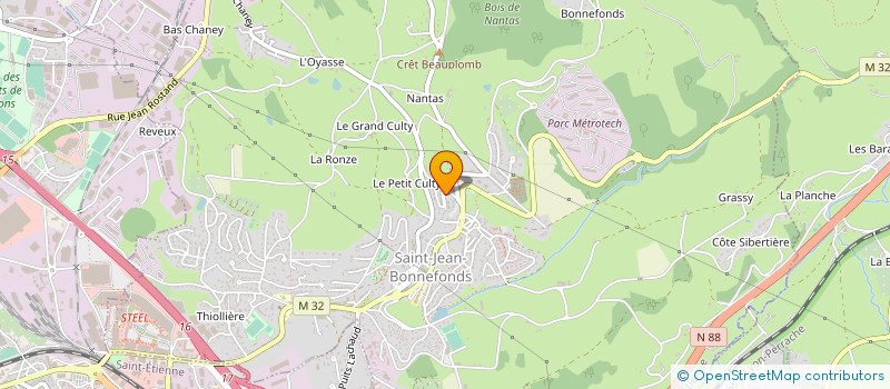 localisation de l'entreprise AL DEVELOPPEMENT  SAINT-JEAN-BONNEFONDS