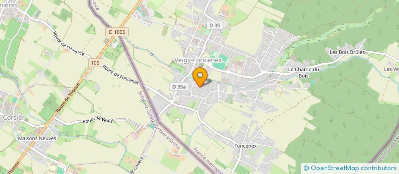 localisation de l'entreprise AL DHAHERI COMPANY  VEIGY-FONCENEX