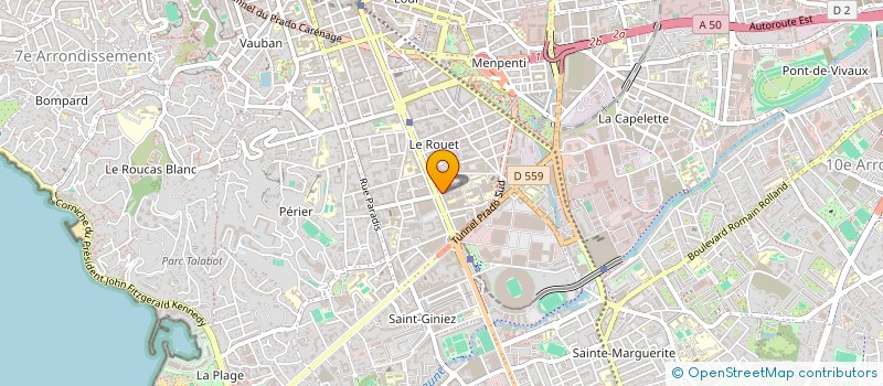 localisation de l'entreprise AL DIAGNOSTIC à MARSEILLE