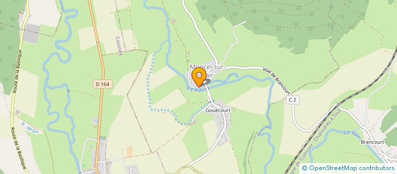 localisation de l'entreprise AL DIFFUSION  MONCEL-SUR-VAIR