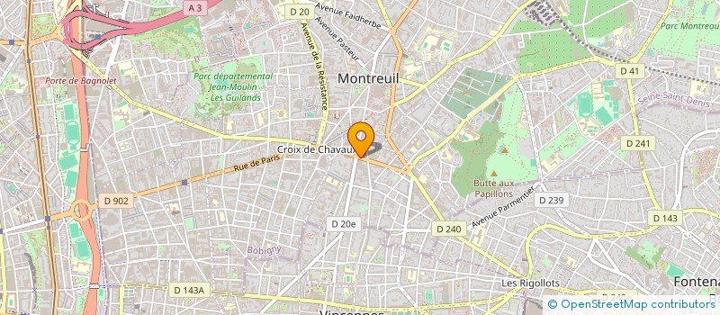 localisation de l'entreprise AL DIFFUSION à MONTREUIL