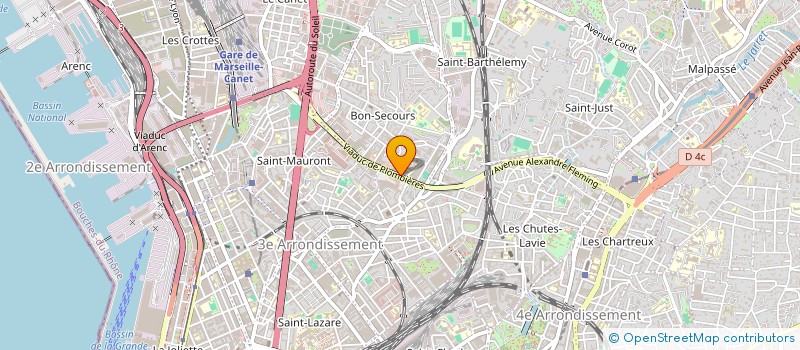 localisation de l'entreprise AL DISTRIBUTION à MARSEILLE