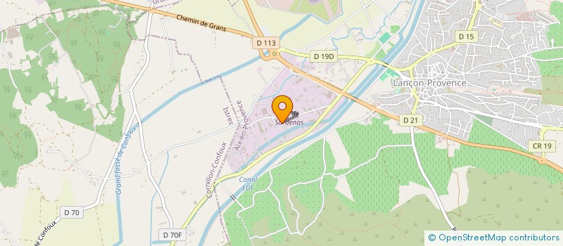 localisation de l'entreprise AL ELEC à LANCON-PROVENCE