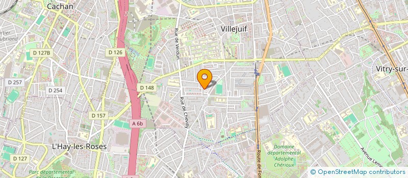 localisation de l'entreprise AL ENAYATH BAZAR à VILLEJUIF