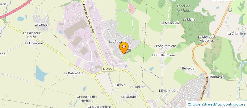 localisation de l'entreprise AL ENERGIE  LES HERBIERS