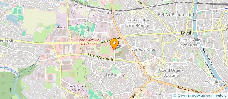 localisation de l'entreprise AL ENTREPRISE à LAVAL