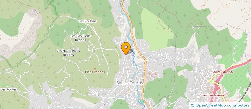 localisation de l'entreprise AL ENVIE IMMO  SOLLIES-TOUCAS