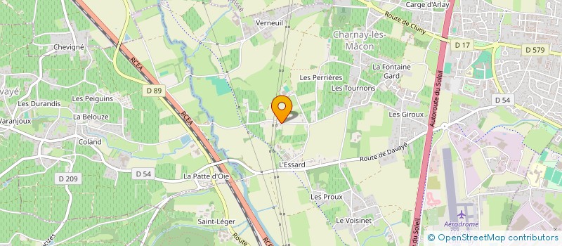 localisation de l'entreprise AL ET ASSOCIES à CHARNAY-LES-MACON