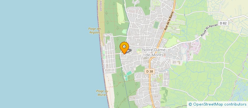 localisation de l'entreprise AL ET RICO  NOTRE-DAME-DE-MONTS