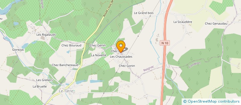 localisation de l'entreprise AL&FA à REIGNAC