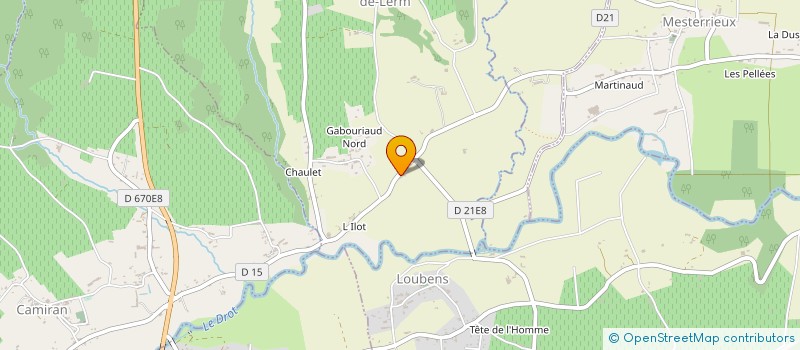 localisation de l'entreprise AL&FB  LANDERROUET-SUR-SEGUR