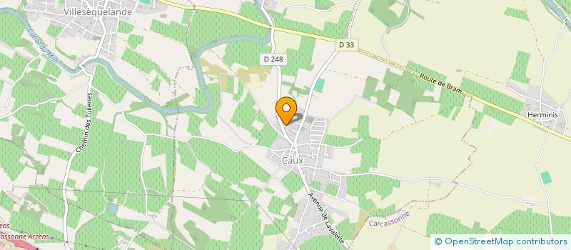 localisation de l'entreprise AL FERRONNERIE à CAUX ET SAUZENS