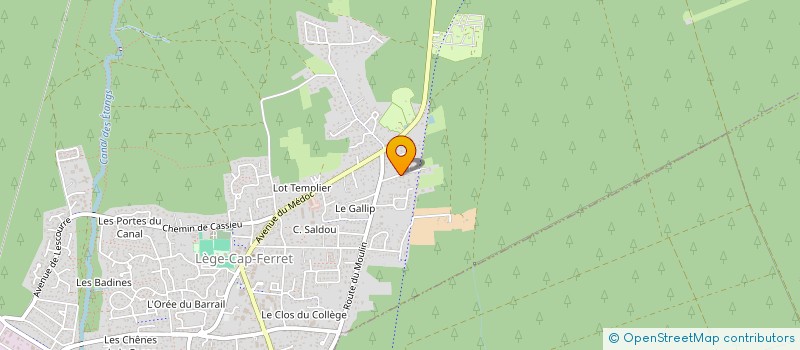 localisation de l'entreprise AL FINANCIERE  LEGE-CAP-FERRET