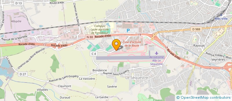 localisation de l'entreprise AL FIRDAWS à ALBI