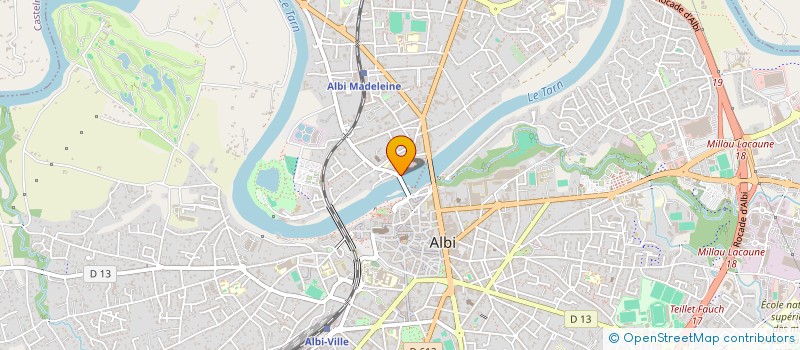 localisation de l'entreprise AL FORNO à ALBI