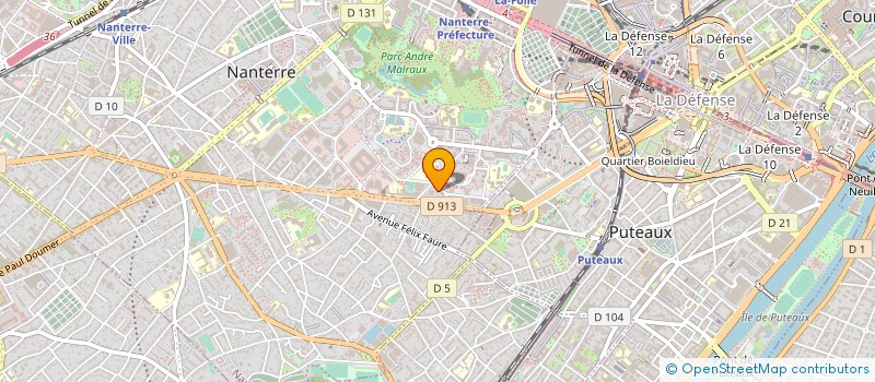 localisation de l'entreprise AL GHAD MEDIA PRODUCTION à NANTERRE