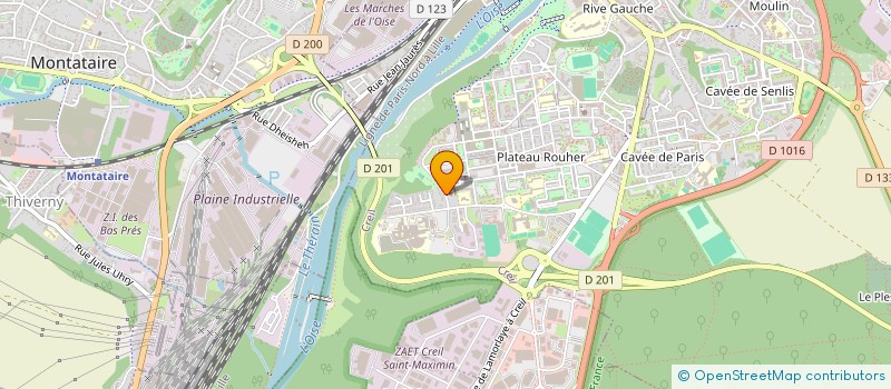 localisation de l'entreprise AL GHAZALI  CREIL