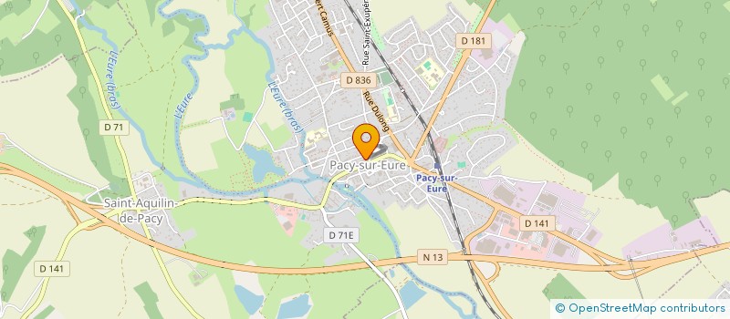 localisation de l'entreprise AL-GO à PACY-SUR-EURE