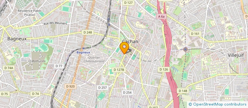 localisation de l'entreprise AL HENCHIR STUD  CACHAN