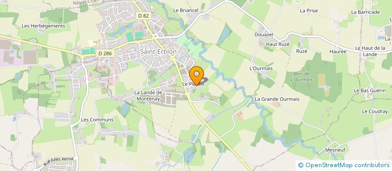 localisation de l'entreprise AL HOLDING  ORGERES