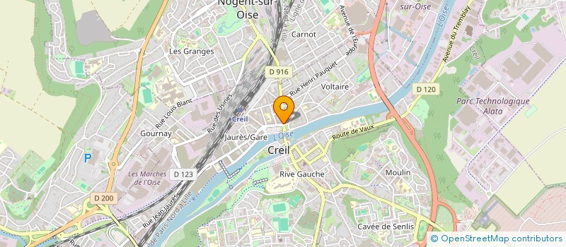 localisation de l'entreprise AL IHSAN  CREIL