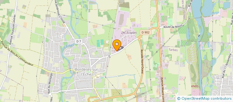 localisation de l'entreprise AL IMMO  BORDERES-SUR-L'ECHEZ