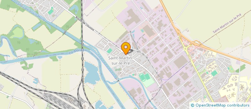 localisation de l'entreprise AL IMMOBILIER à SAINT-MARTIN-SUR-LE-PRE