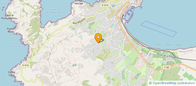 localisation de l'entreprise AL IMMOBILIER à CALVI