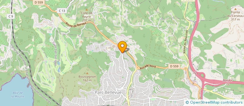 localisation de l'entreprise AL IMMOBILIER  BANDOL