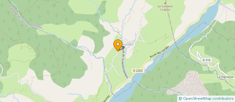 localisation de l'entreprise AL'IMPORTS SARL à ENTREVAUX
