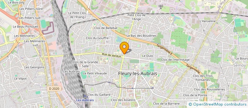 localisation de l'entreprise AL.IN.AC. SARL à FLEURY-LES-AUBRAIS