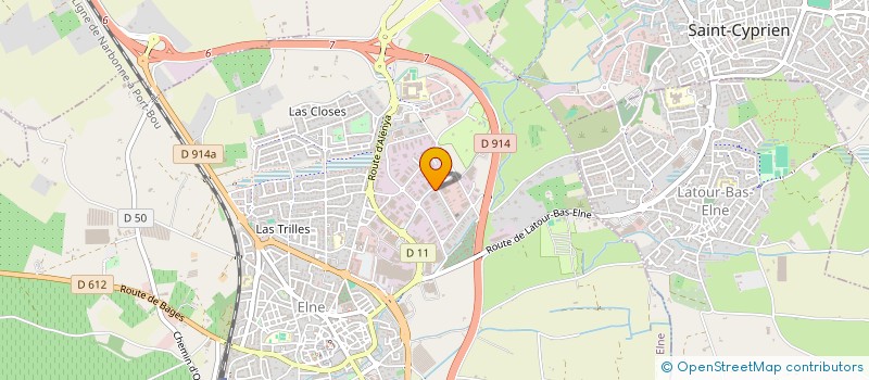 localisation de l'entreprise AL INOX à ELNE