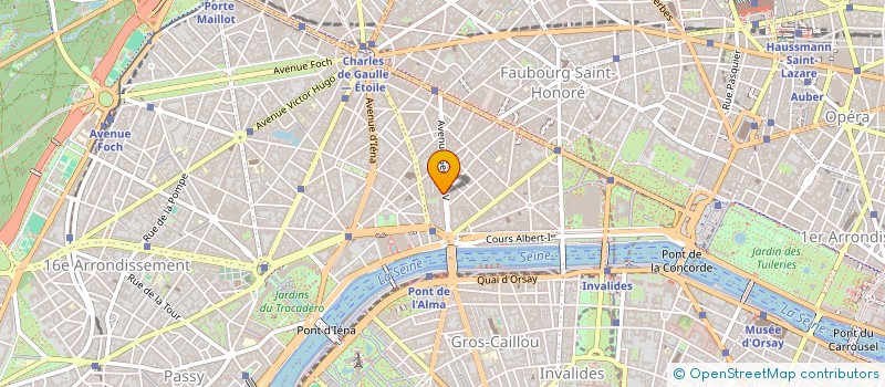 localisation de l'entreprise AL INVEST à PARIS