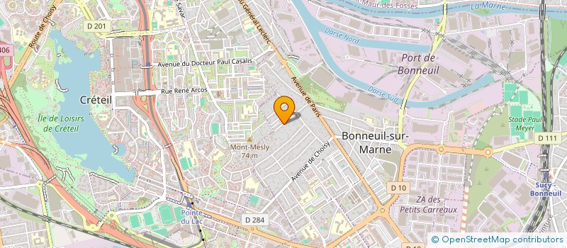localisation de l'entreprise AL INVEST à BONNEUIL-SUR-MARNE