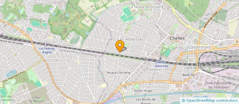 localisation de l'entreprise AL INVEST  CHELLES