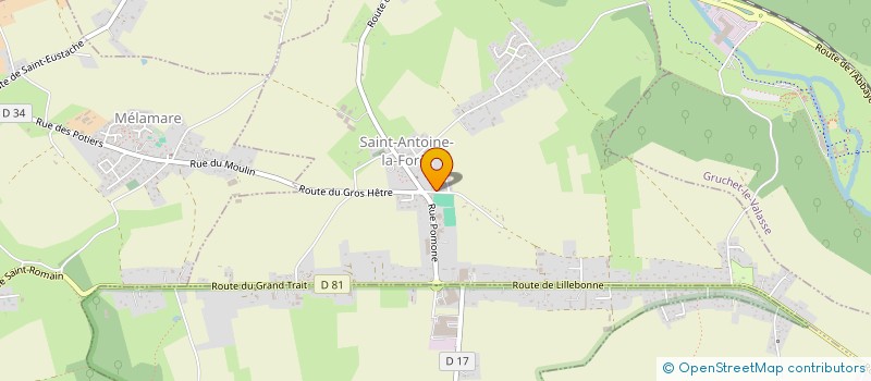 localisation de l'entreprise AL INVEST  SAINT-ANTOINE-LA-FORET