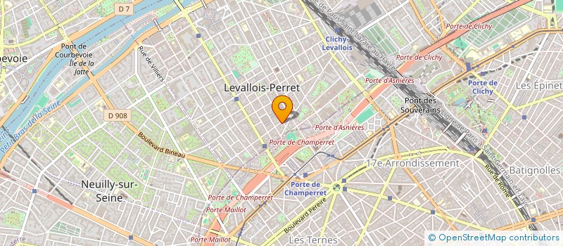 localisation de l'entreprise AL INVEST à LEVALLOIS-PERRET