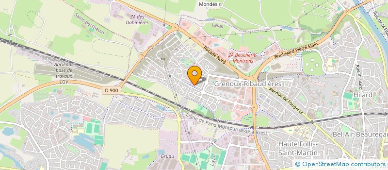 localisation de l'entreprise AL INVEST  LAVAL