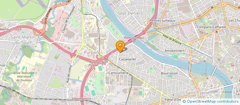localisation de l'entreprise AL ITIZAN CONSULTANTS à TOULOUSE