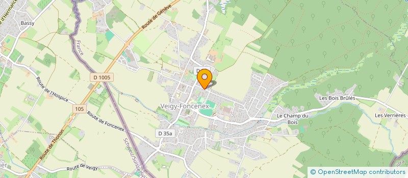 localisation de l'entreprise AL JABER EST  VEIGY-FONCENEX