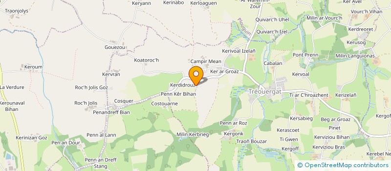 localisation de l'entreprise AL JOINTOYAGE  TREOUERGAT