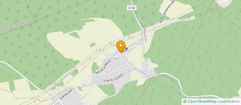 localisation de l'entreprise AL JUMP'HORSES  L'HABIT