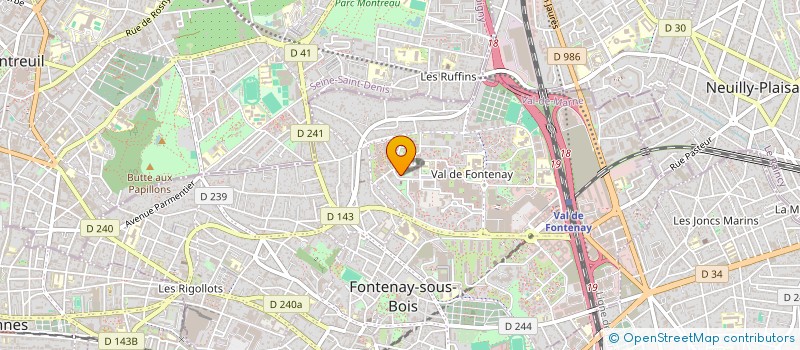 localisation de l'entreprise AL-KAWTHAR FRANCE à FONTENAY-SOUS-BOIS