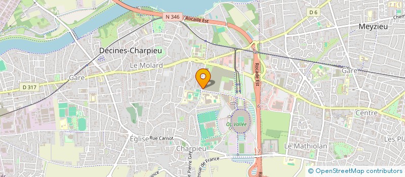 localisation de l'entreprise AL KINDI  DECINES-CHARPIEU